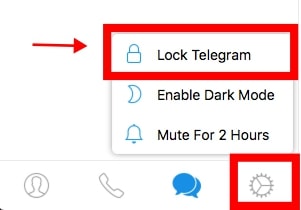 Telegram Lock for MacOS