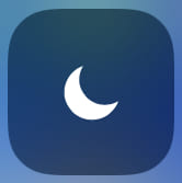 Do Not Disturb symbol on iPhone