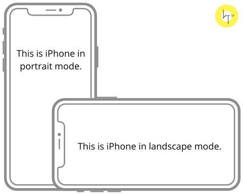 Hold the iPhone in portrait mode to fix Face ID not working issue