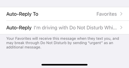 How to automatically send a text message while driving