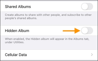 How to hide the Hidden Album in Photos app on iPhone